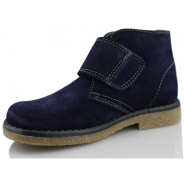 Pablosky boot child velcro  AZUL