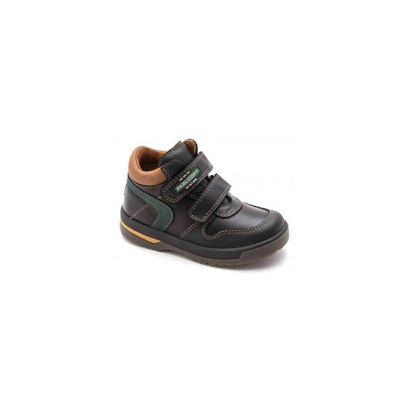 SKIN BOOT VELCRO child PABLOSKY  MARRON