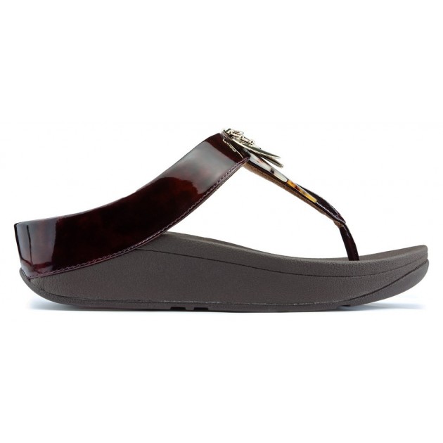 Sandals FITFLOP CONGA DRAGONFLY CHOCOLATE Sandals FITFLOP CONGA DRAGONFLY CHOCOLATE