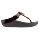 Sandals FITFLOP CONGA DRAGONFLY CHOCOLATE