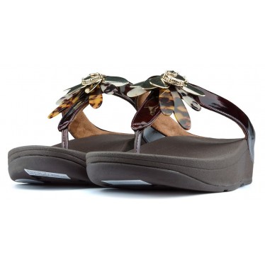 Sandals FITFLOP CONGA DRAGONFLY CHOCOLATE
