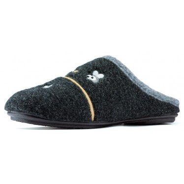 Slippers of house VULLADI MUTON EL CAMALEON NEGRO