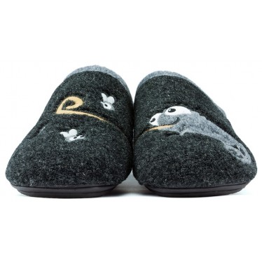 Slippers of house VULLADI MUTON EL CAMALEON NEGRO