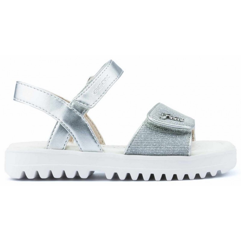 GEOX CORALIE W J826EG SANDALS SILVER