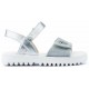 GEOX CORALIE W J826EG SANDALS SILVER