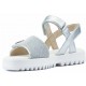 GEOX CORALIE W J826EG SANDALS SILVER
