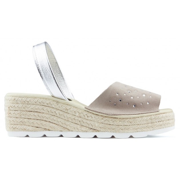 SANDALS WITH WEDGE ARANTXA SERRAJE COMODAS NIQUEL SANDALS WITH WEDGE ARANTXA SERRAJE COMODAS NIQUEL