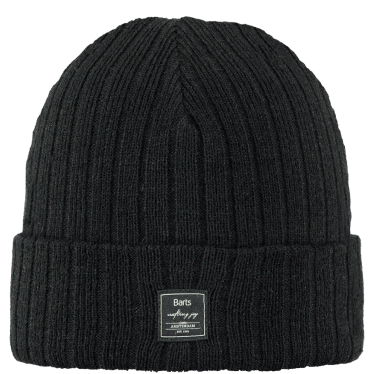 BARTS PARKER BEANIE beanie BLACK