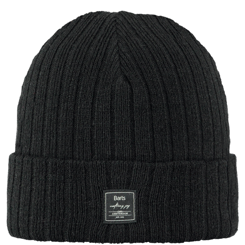 BARTS PARKER BEANIE beanie BLACK
