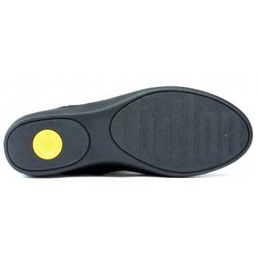 FITFLOP SKATEBOOTIE LEATHER BOOTS BLACK