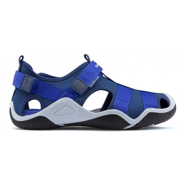 SANDALS GEOX J WADER LYCRA GEOBUCK NAVY SANDALS GEOX J WADER LYCRA GEOBUCK NAVY