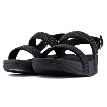 SANDALS FITFLOP LOTTIE SHIMMERCRYSTAL BLACK