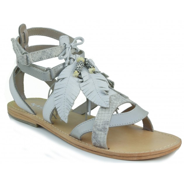 OCA LOCA girl sandal white stones BEIGE