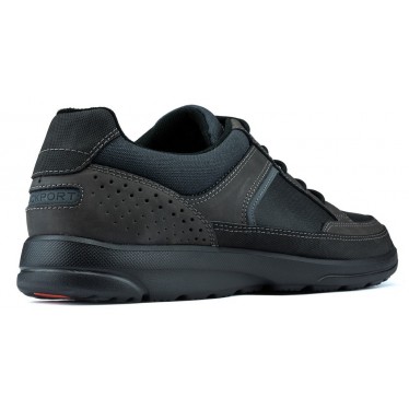 Rockport Welker Casual Laceup Shoes NEGRO