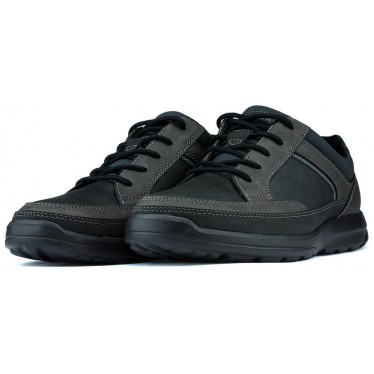 Rockport Welker Casual Laceup Shoes NEGRO