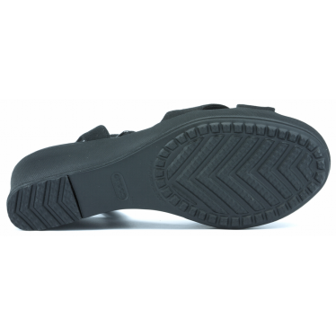 SANDALIAS CROCS LEIGH 2 CROSS STRAP 204950 NEGRO