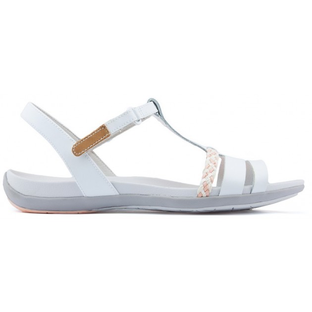 Sandals CLARKS UNSTRUCTURED TEALITE WHITE Sandals CLARKS UNSTRUCTURED TEALITE WHITE