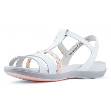 Sandals CLARKS UNSTRUCTURED TEALITE WHITE