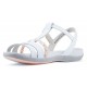 Sandals CLARKS UNSTRUCTURED TEALITE WHITE