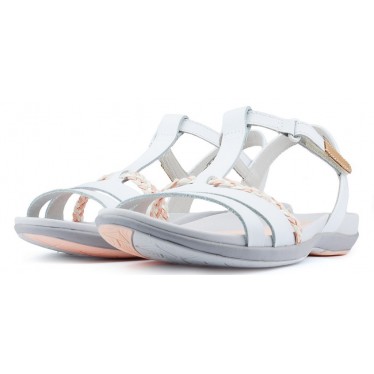 Sandals CLARKS UNSTRUCTURED TEALITE WHITE