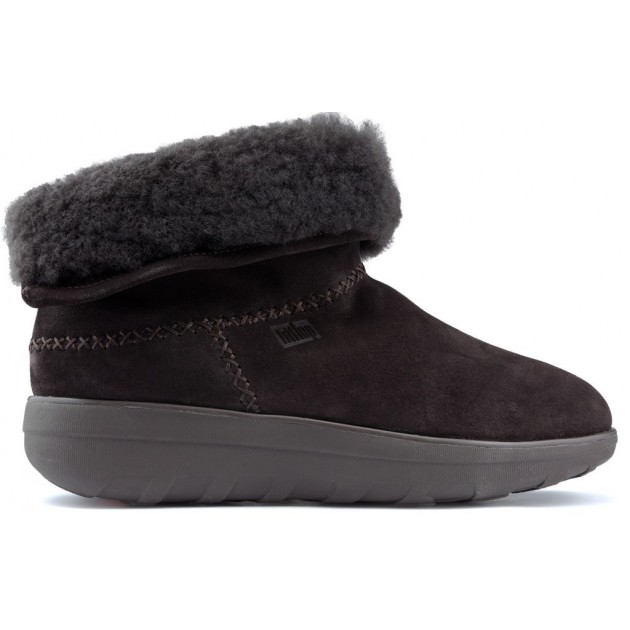 Boots FITFLOP MUKLUK SHORTY 2 CHOCOLATE Boots FITFLOP MUKLUK SHORTY 2 CHOCOLATE