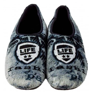 SHOES VULLADI HOUSE CLOSED MAN GRIS