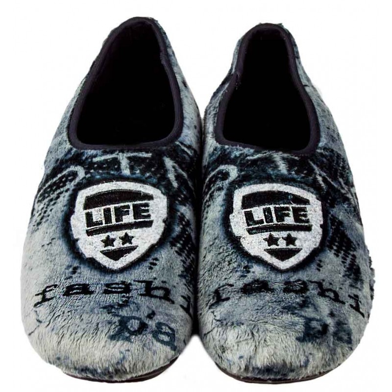 SHOES VULLADI HOUSE CLOSED MAN GRIS