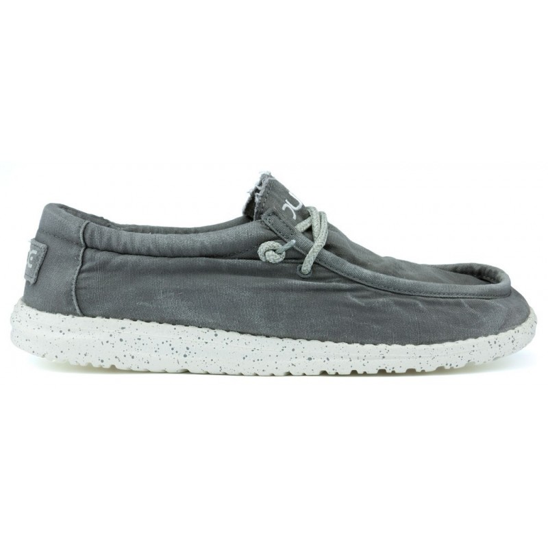 DUDE WALLY WASHED SHOES M 1152 GREY