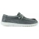 DUDE WALLY WASHED SHOES M 1152 GREY