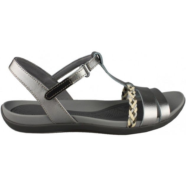 Buy women's sandals Clarks Tealite SILVER