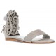 OCA LOCA nubuck leather sandal for girls GRIS