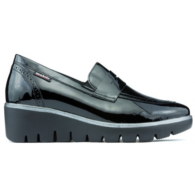 Loafers Mephisto Mobils Salika Vernicalf BLACK Loafers Mephisto Mobils Salika Vernicalf BLACK