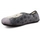 HOUSE SLIPPERS VULLADI WOMEN CLOSED KITTENS GRIS