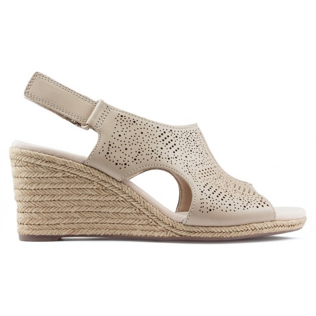SANDALS WITH CLARKS WEDGE LAFLEY ROSEN SAND SANDALS WITH CLARKS WEDGE LAFLEY ROSEN SAND