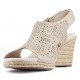 SANDALS WITH CLARKS WEDGE LAFLEY ROSEN SAND