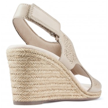 SANDALS WITH CLARKS WEDGE LAFLEY ROSEN SAND