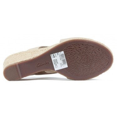 SANDALS WITH CLARKS WEDGE LAFLEY ROSEN SAND
