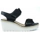 CLARKS SANDALS PALM SHINE0 13285 BLACK LEATHER