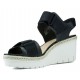 CLARKS SANDALS PALM SHINE0 13285 BLACK LEATHER