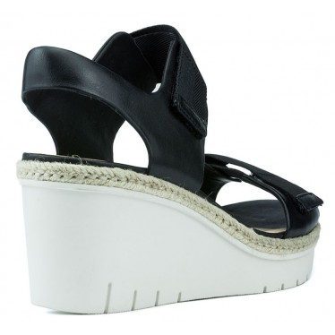 CLARKS SANDALS PALM SHINE0 13285 BLACK LEATHER