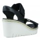 CLARKS SANDALS PALM SHINE0 13285 BLACK LEATHER