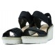 CLARKS SANDALS PALM SHINE0 13285 BLACK LEATHER