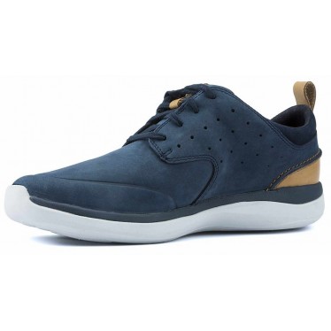 CLARKS GARRAT LACE M SHOES NAVY