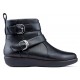 Booties FITFLOP LAILA DOUBLE BUCKLE BLACK