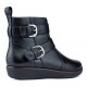 Booties FITFLOP LAILA DOUBLE BUCKLE BLACK