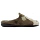 House slippers VULLADI MONTBLANC DOG MARRON