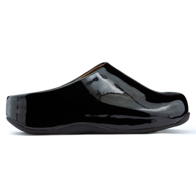 FITFLOP SHUV PATENT CHAROL SHOES NEGRO FITFLOP SHUV PATENT CHAROL SHOES NEGRO