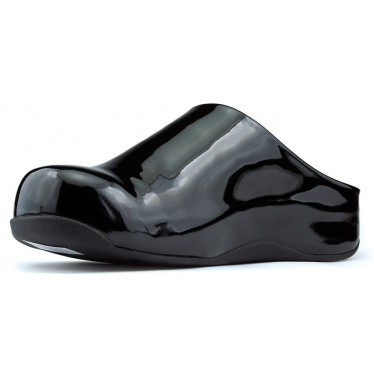 FITFLOP SHUV PATENT CHAROL SHOES NEGRO