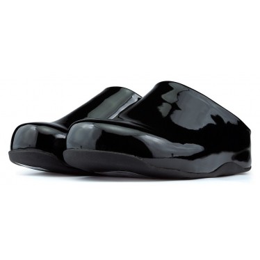 FITFLOP SHUV PATENT CHAROL SHOES NEGRO