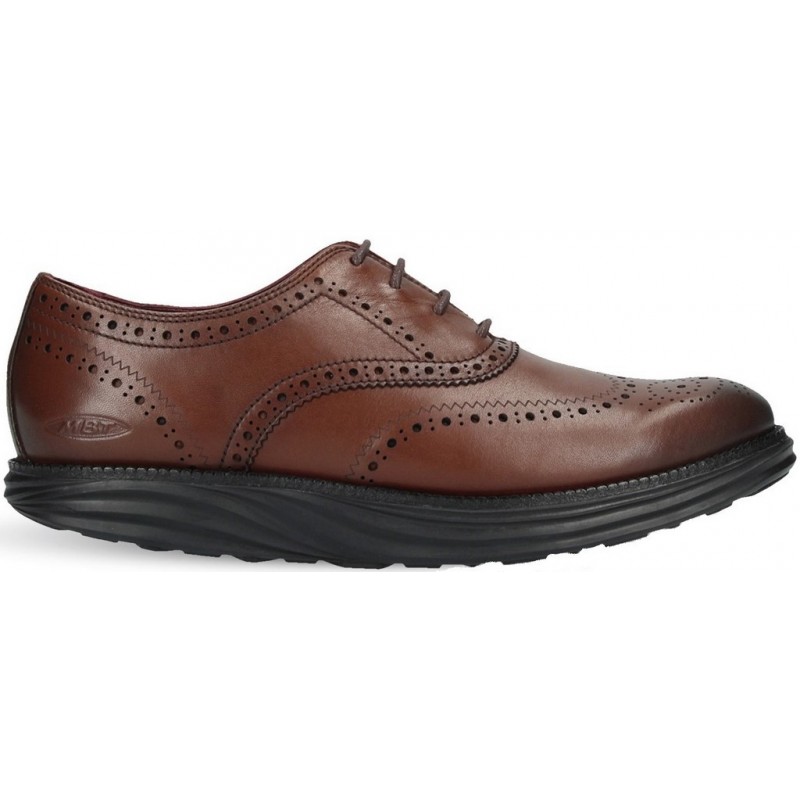 MBT BOSTON WT M SHOES BURNISH_DK_BROWN